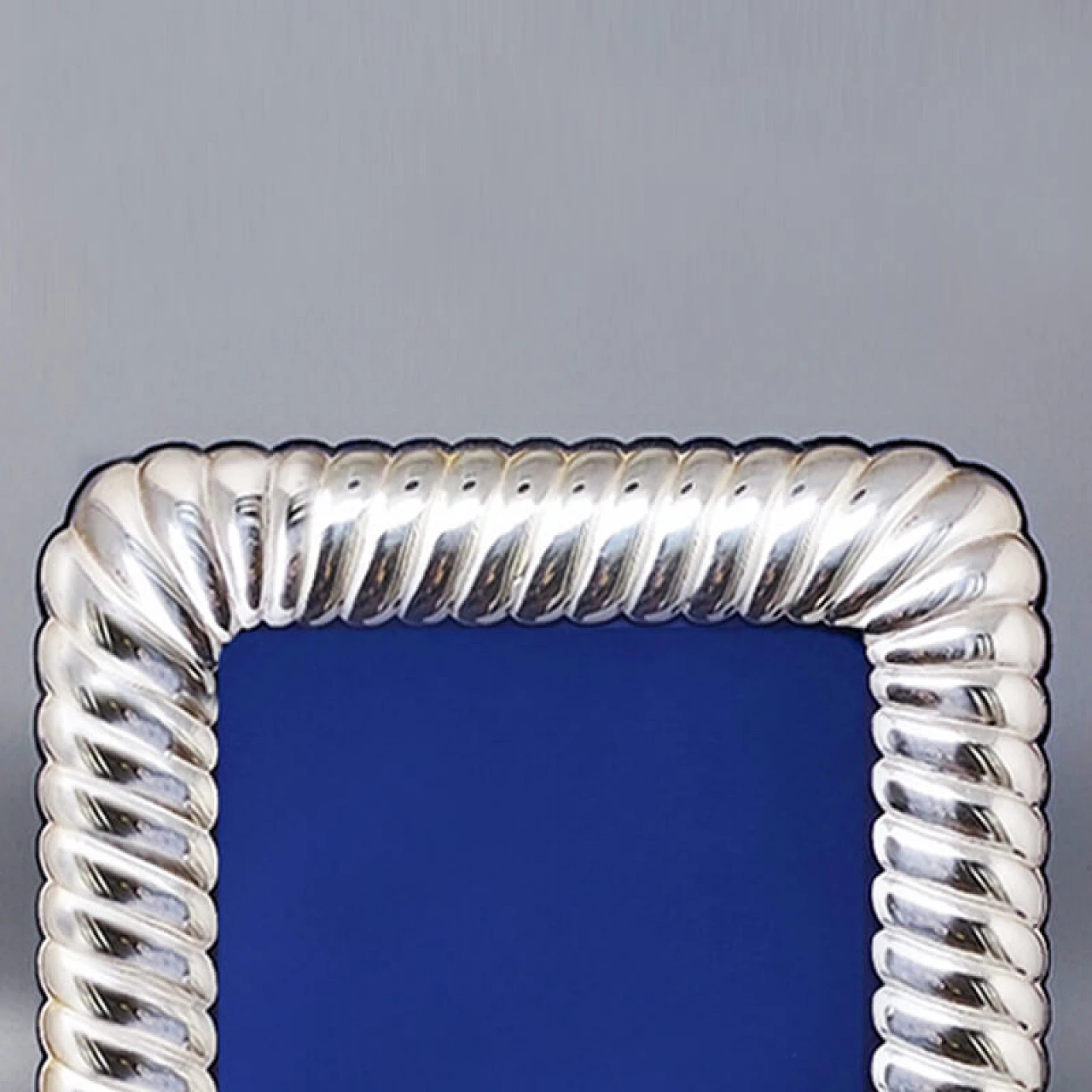 Silver-plated metal photo frame by IB, 1970s 5