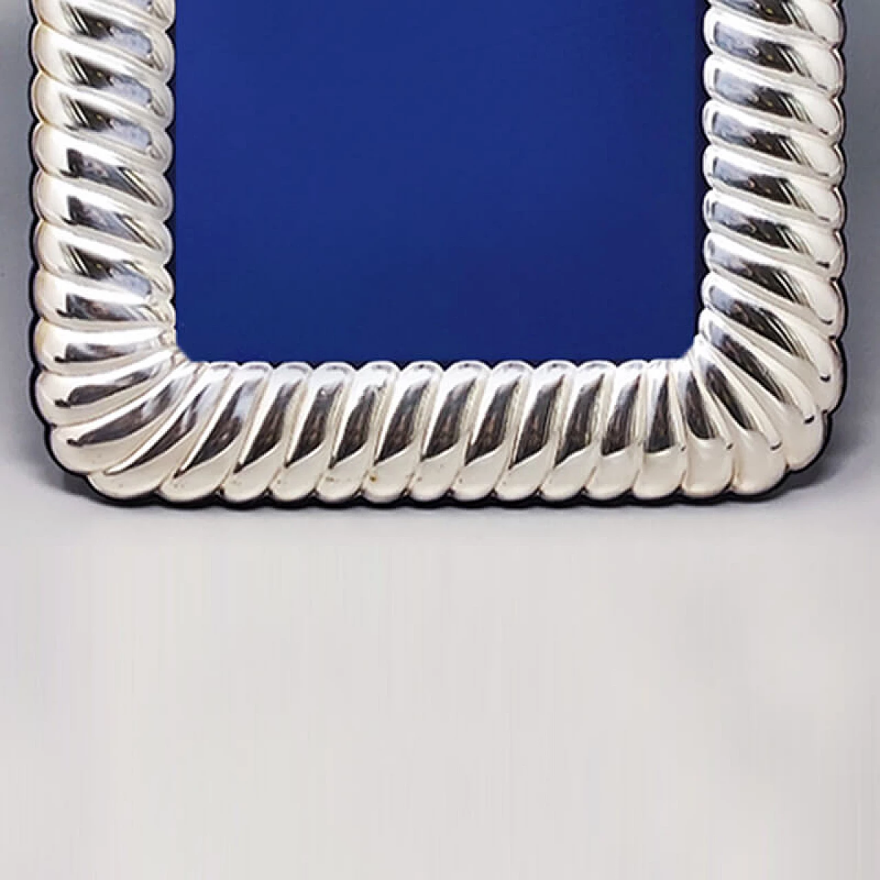 Silver-plated metal photo frame by IB, 1970s 6