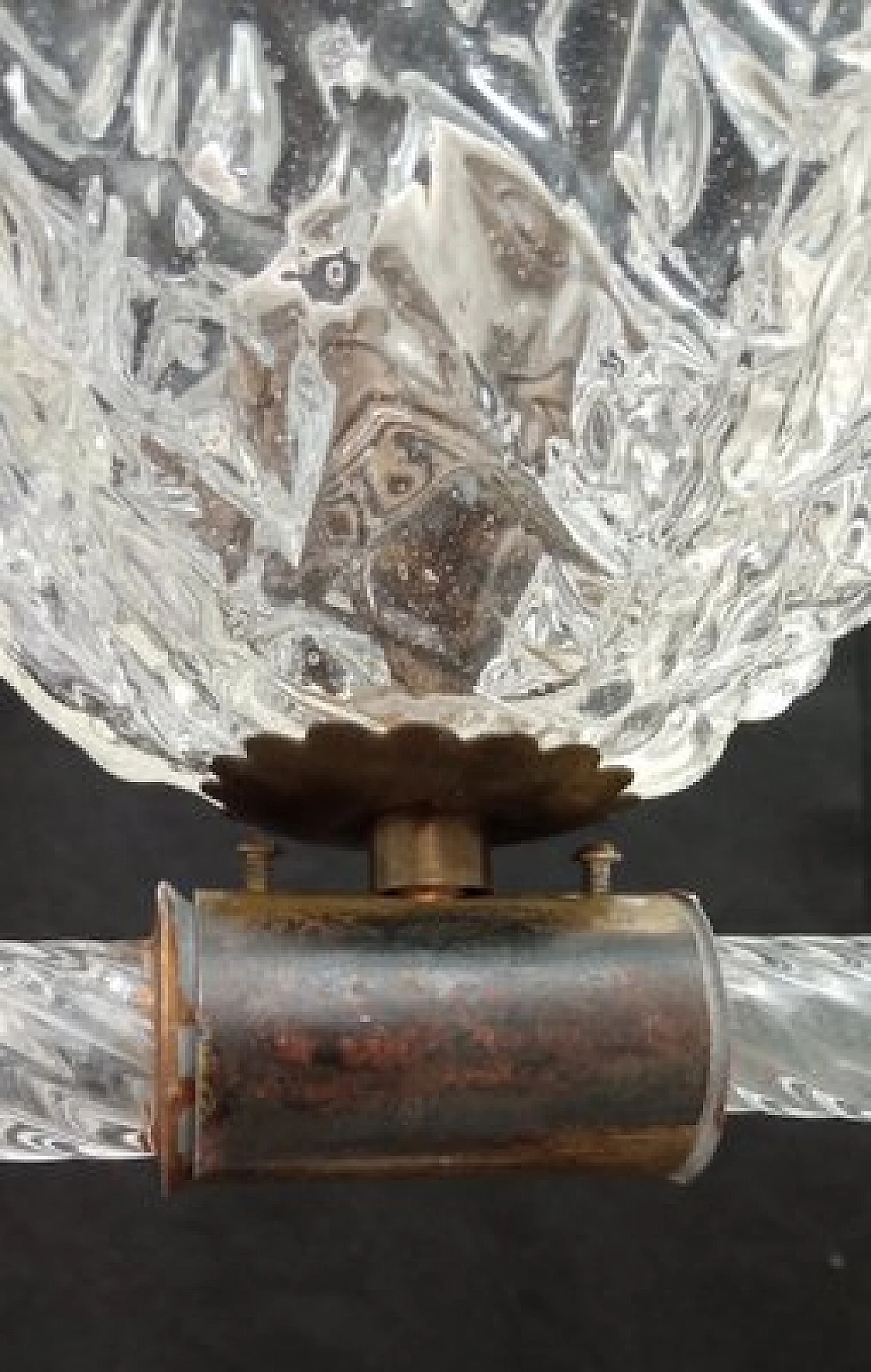 Murano glass hanging lamp by Barovier & Toso, 1940s 7