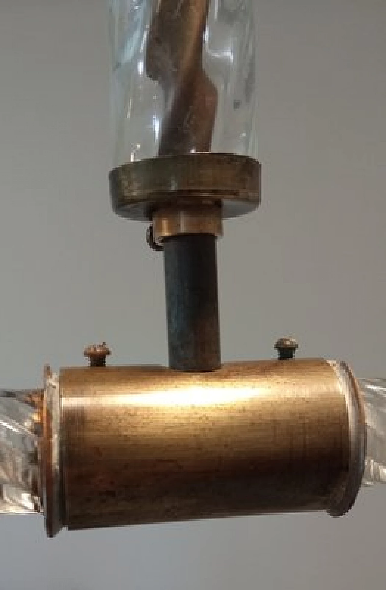 Murano glass hanging lamp by Barovier & Toso, 1940s 8