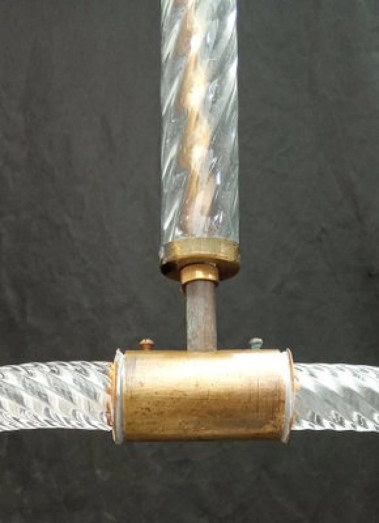 Murano glass hanging lamp by Barovier & Toso, 1940s 9