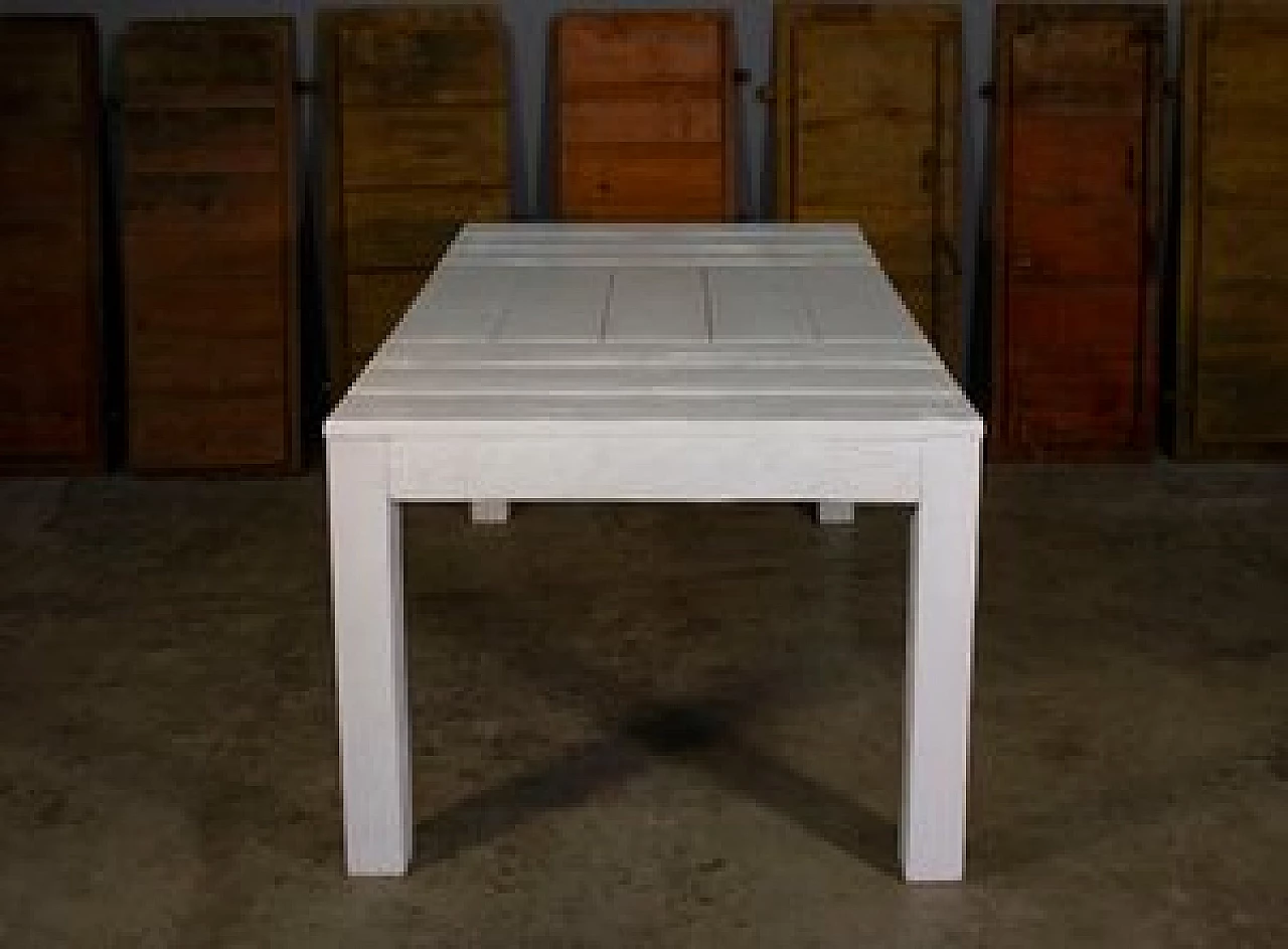 Tavolo bianco in abete 4