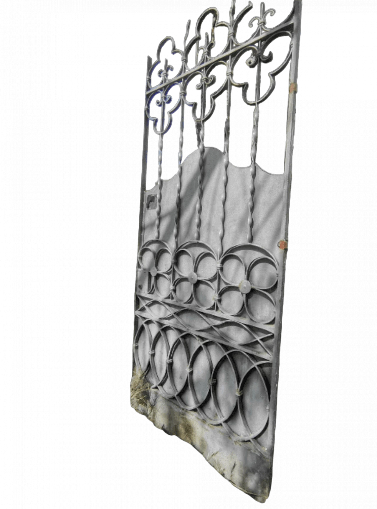 Hand-wrought iron one-leaf gate, 1930s 5