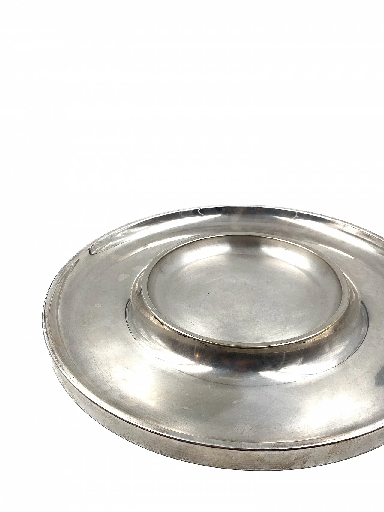 Vassoio in metallo placcato argento di Lino Sabattini, anni '70 8