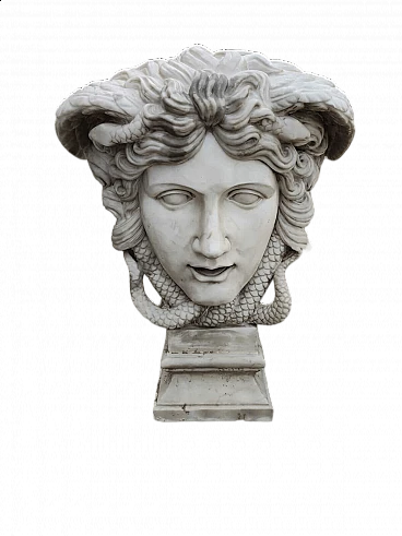 Statuary marble Medusa sculpture, 2000s