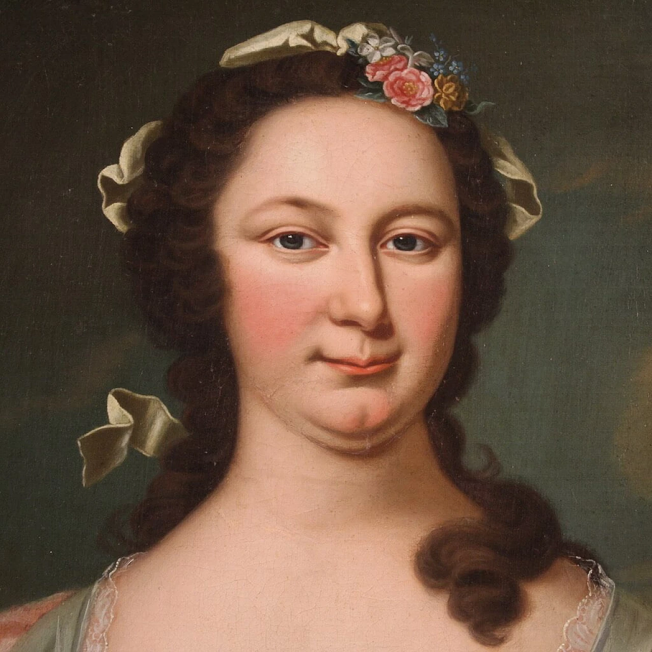 Ritratto di nobildonna, dipinto a olio su tela, '800 6