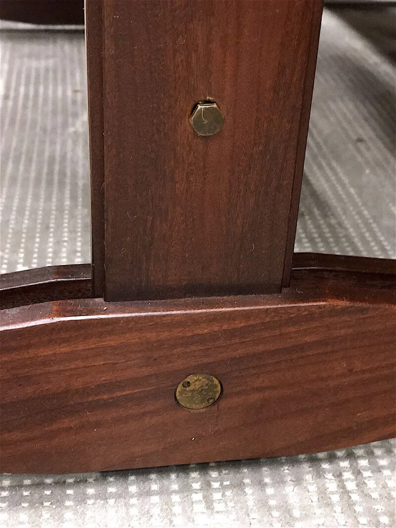 Modular three-bay solid teak bookcase by Franco & Nori, 1960s 24