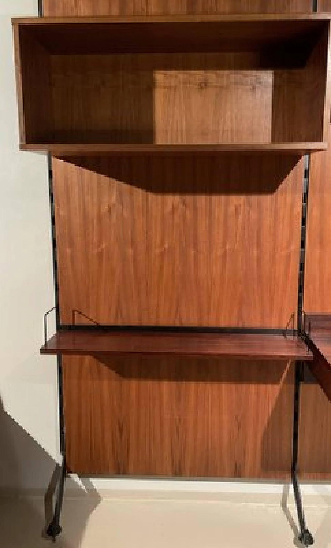 Urio modular teak bookcase by Ico & Luisa Parisi for Mim Roma, 1960s 3