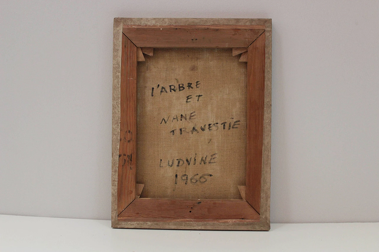 Ludvine, Figura, olio su tela, 1966 2