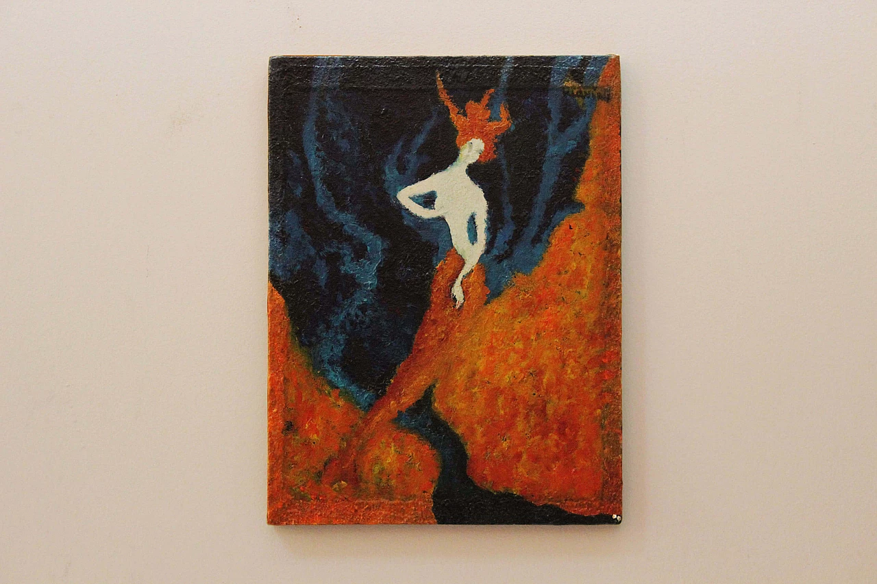 Ludvine, Figura, olio su tela, 1966 4