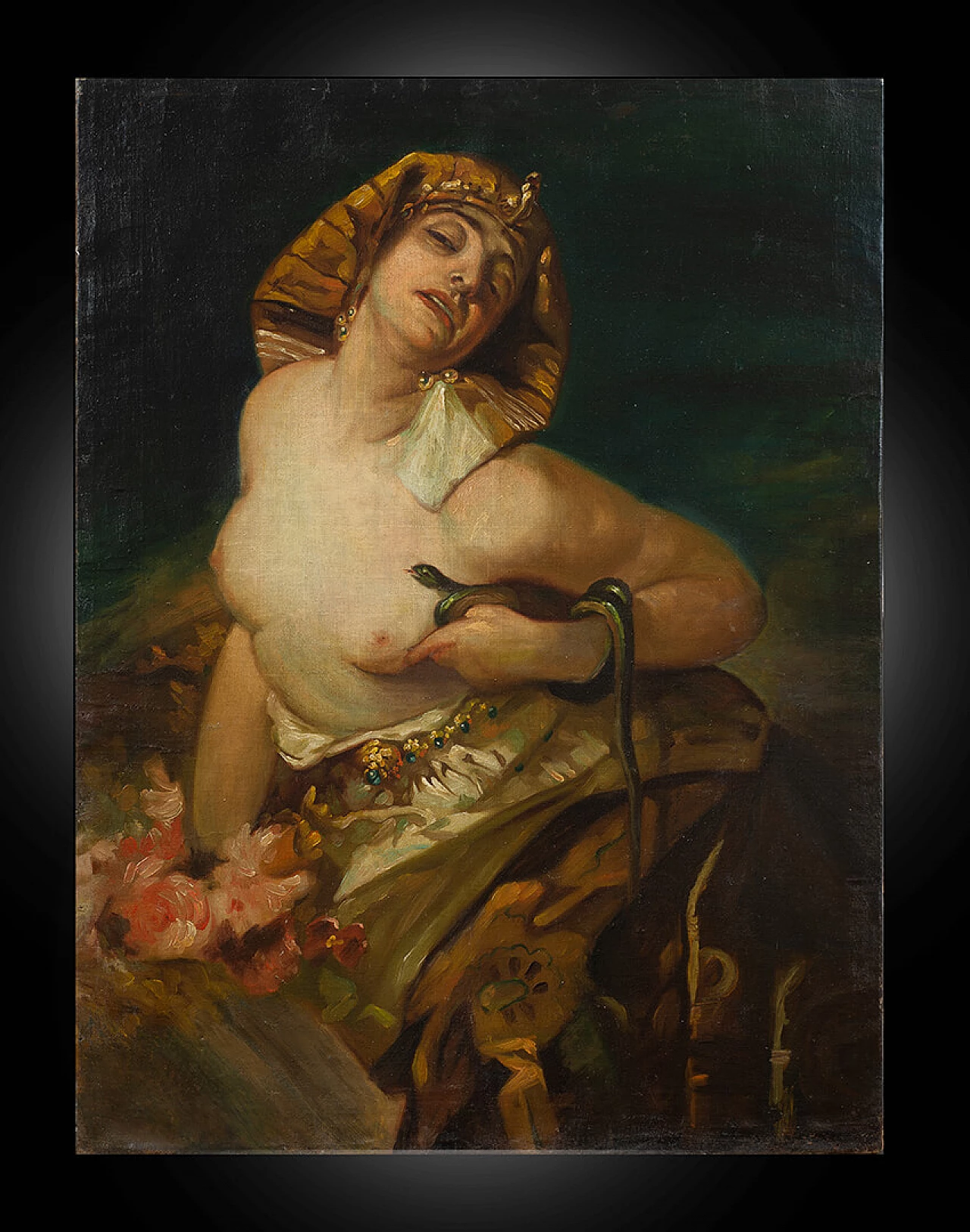 Cleopatra, dipinto a olio su tela, seconda metà dell'800 1