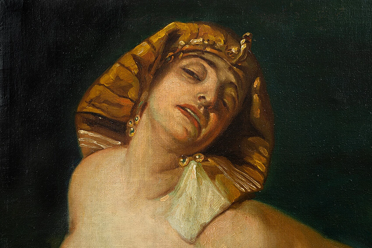 Cleopatra, dipinto a olio su tela, seconda metà dell'800 2