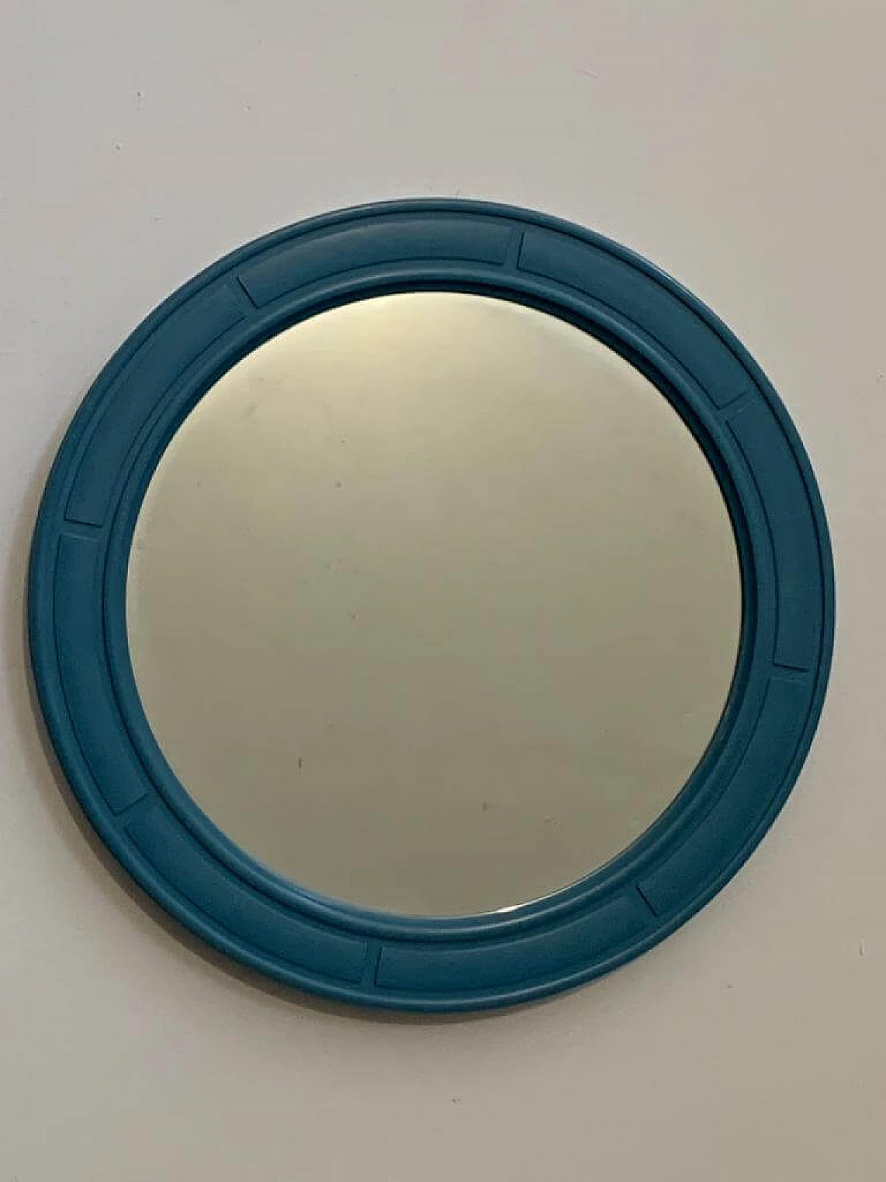 Coppia di specchi blu di Carrara & Matta, anni '70 2