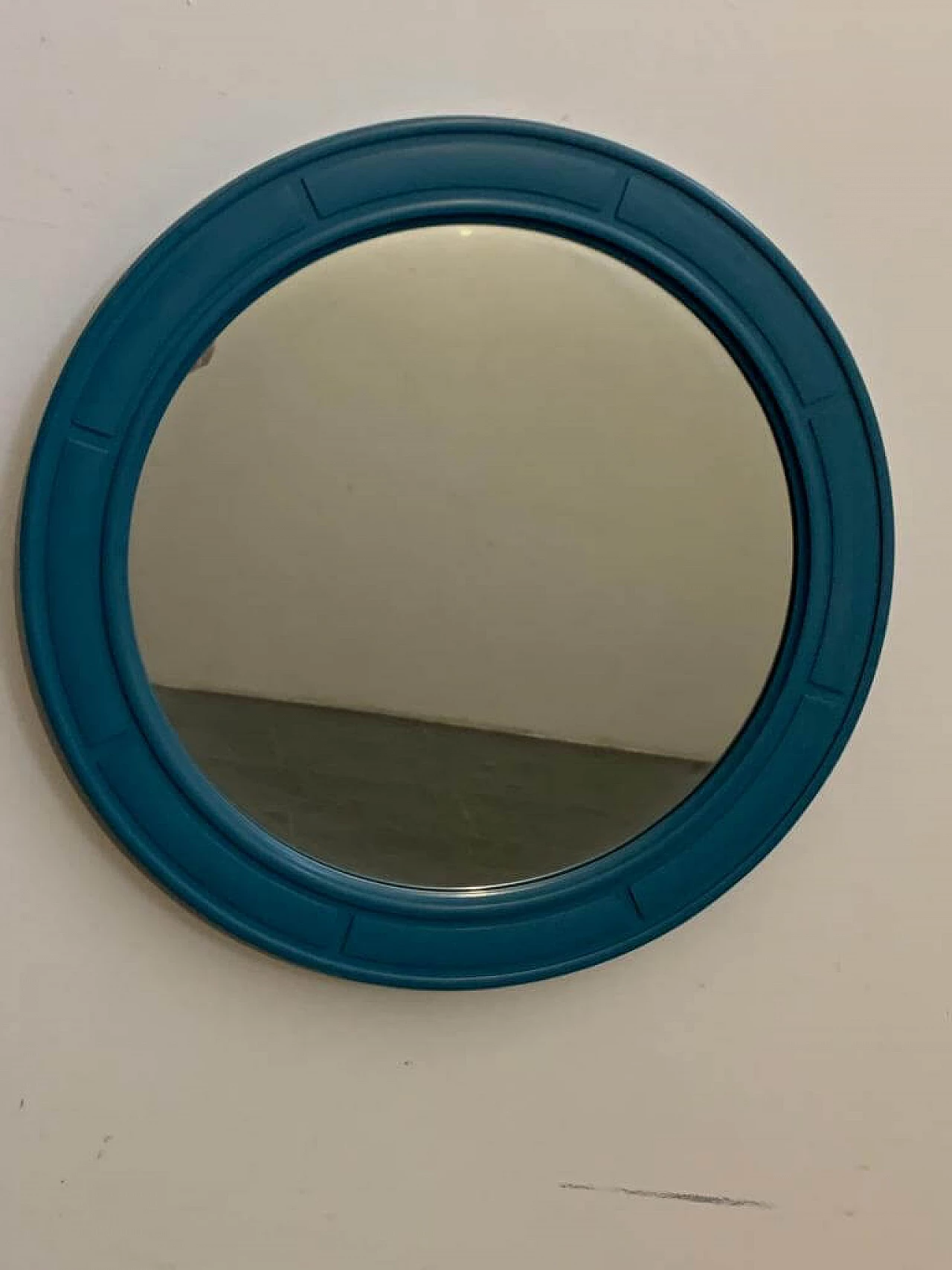Coppia di specchi blu di Carrara & Matta, anni '70 6