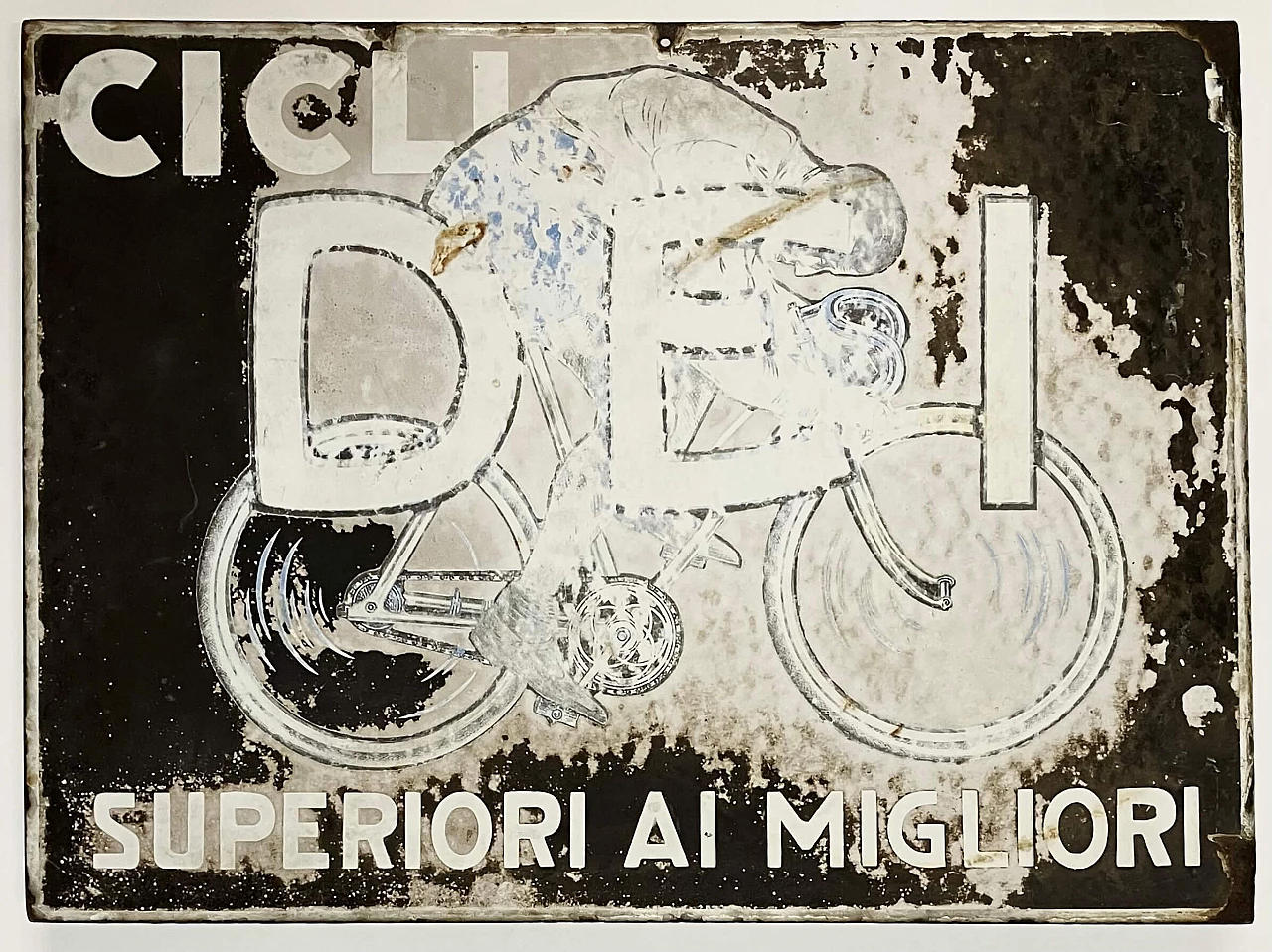 Sign with illustration of Umberto Dei by Marcello Dudovich, 1920s 2