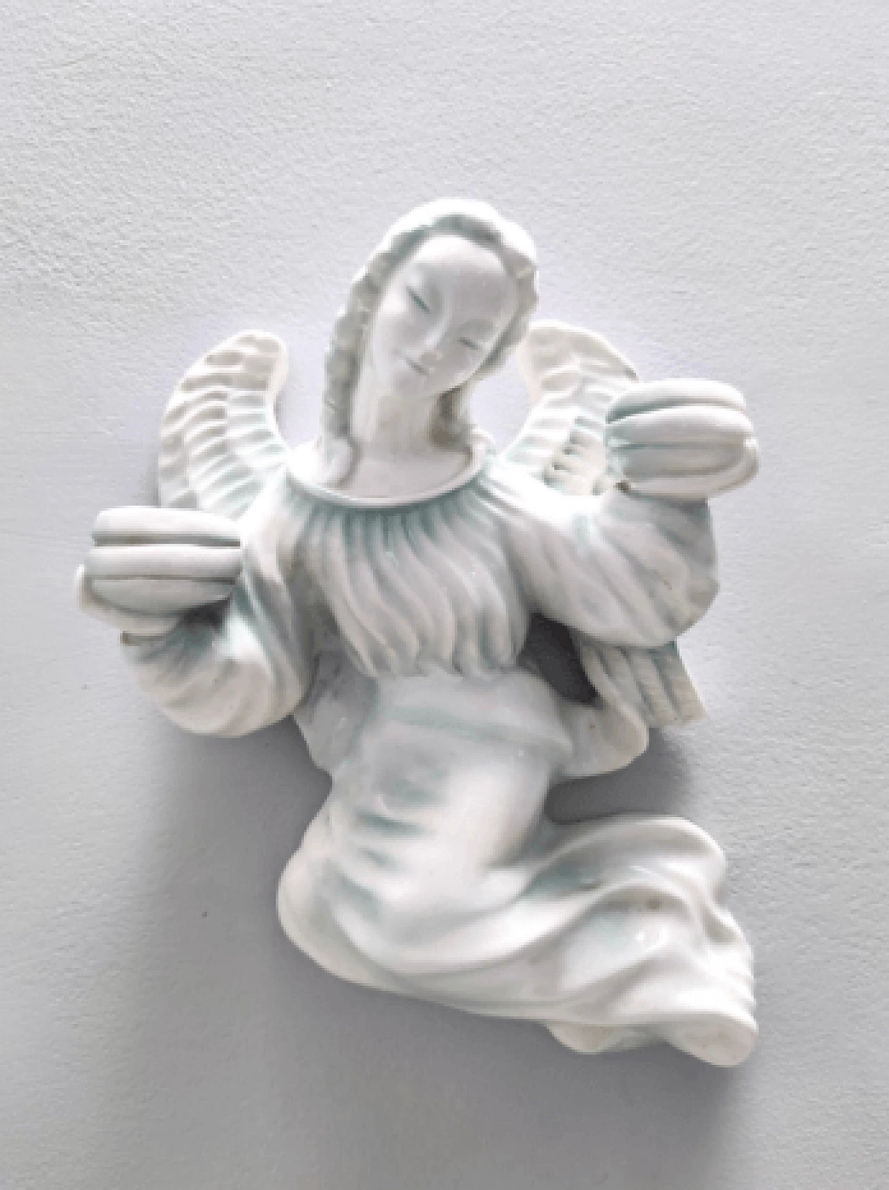 Glazed ceramic wall candelabrum by Goldscheider, 1930s 3