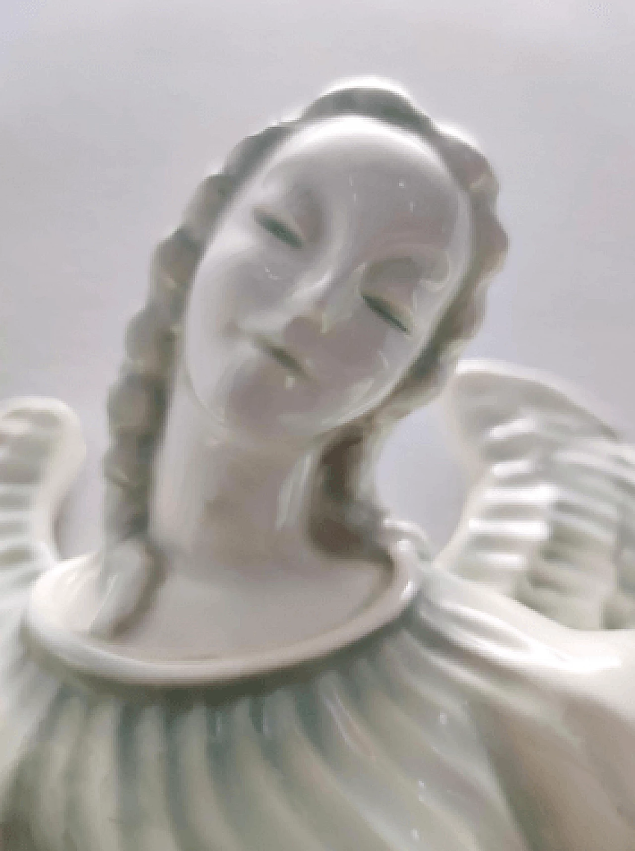 Glazed ceramic wall candelabrum by Goldscheider, 1930s 7