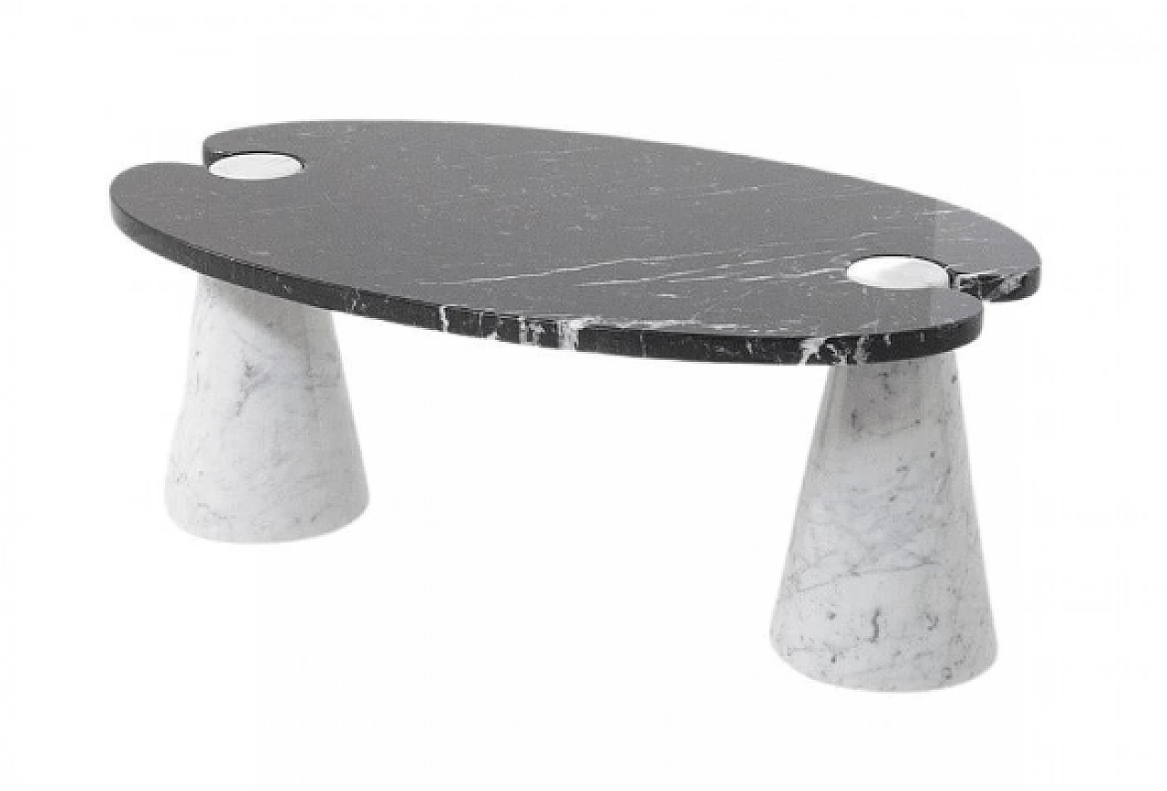 Tavolino in marmo di Angelo Mangiarotti per Skipper, anni '70 1