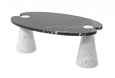 Tavolino in marmo di Angelo Mangiarotti per Skipper, anni '70