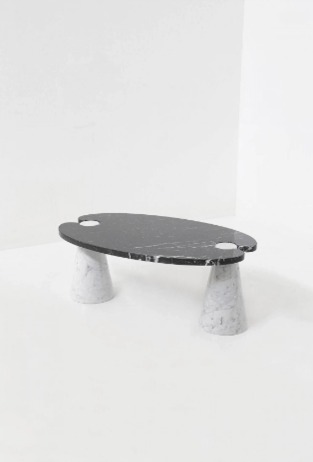 Tavolino in marmo di Angelo Mangiarotti per Skipper, anni '70 4