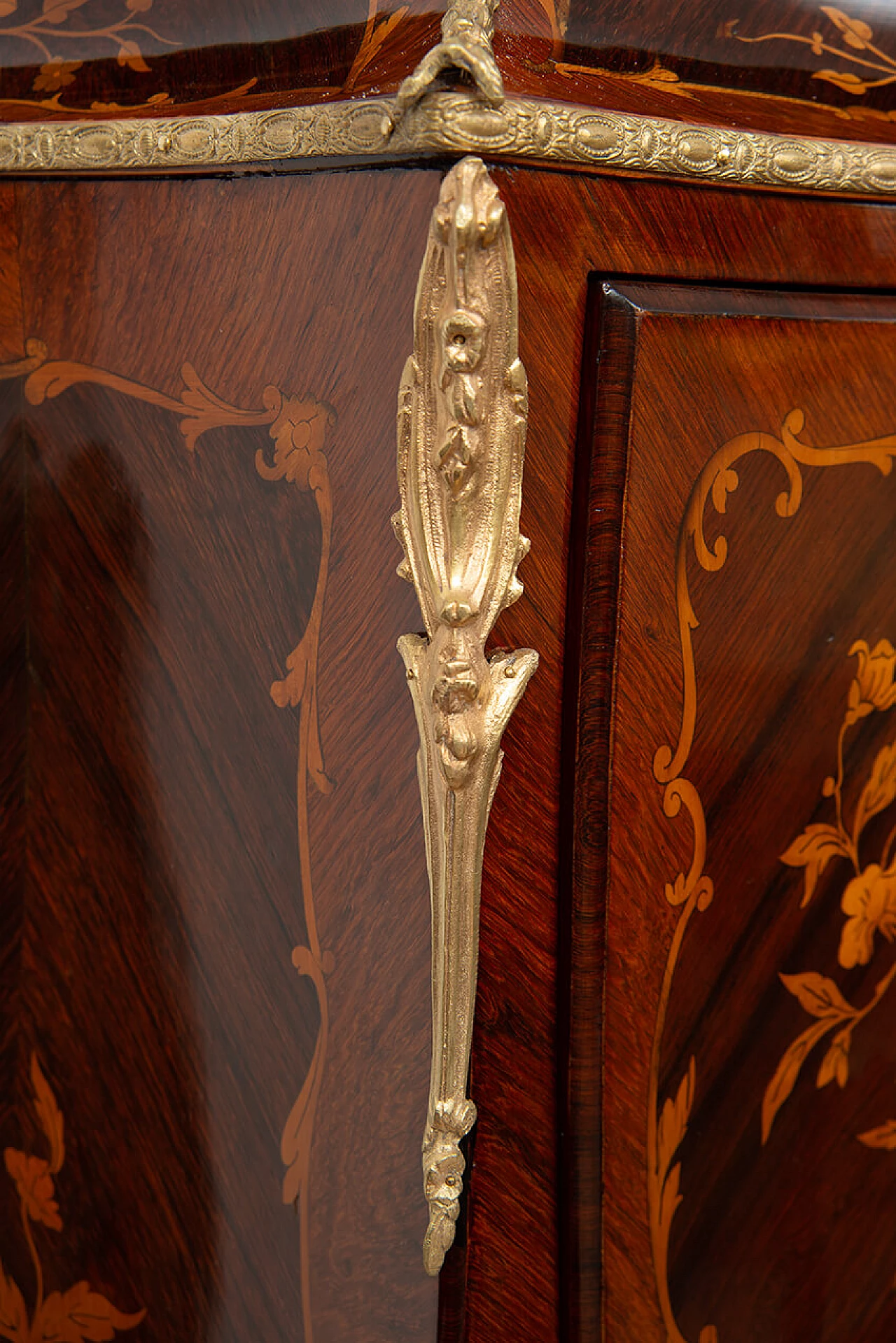 Secrétaire Napoleone III in legno esotico e marmo Rosso Francia, '800 4