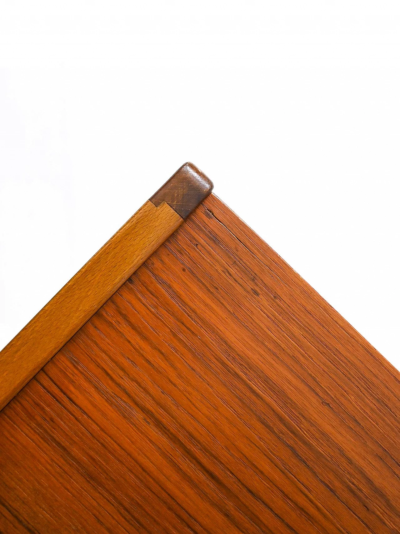 Libreria scandinava in legno con ante scorrevoli, anni '60 5