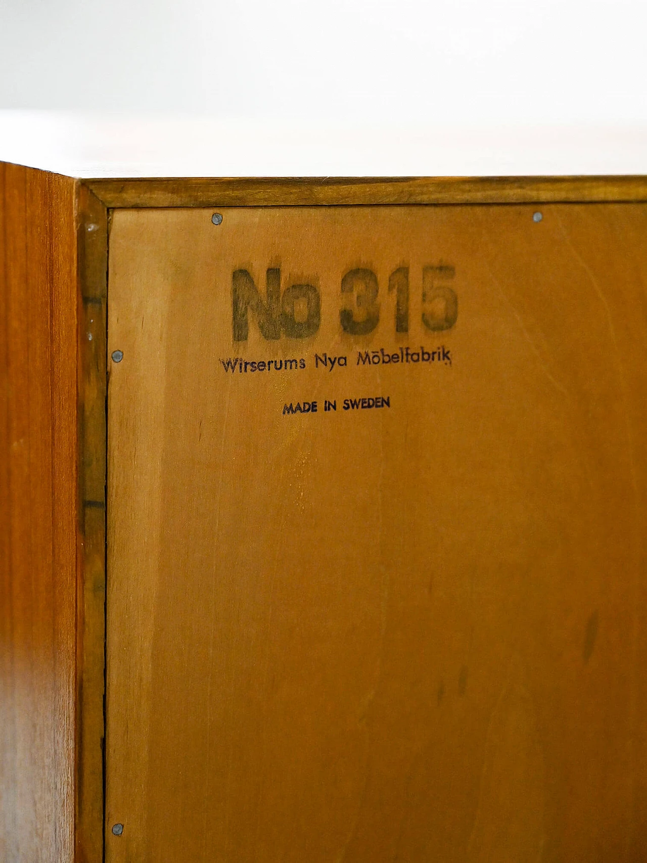 Libreria in teak con mobiletto ad ante battenti, anni '60 12