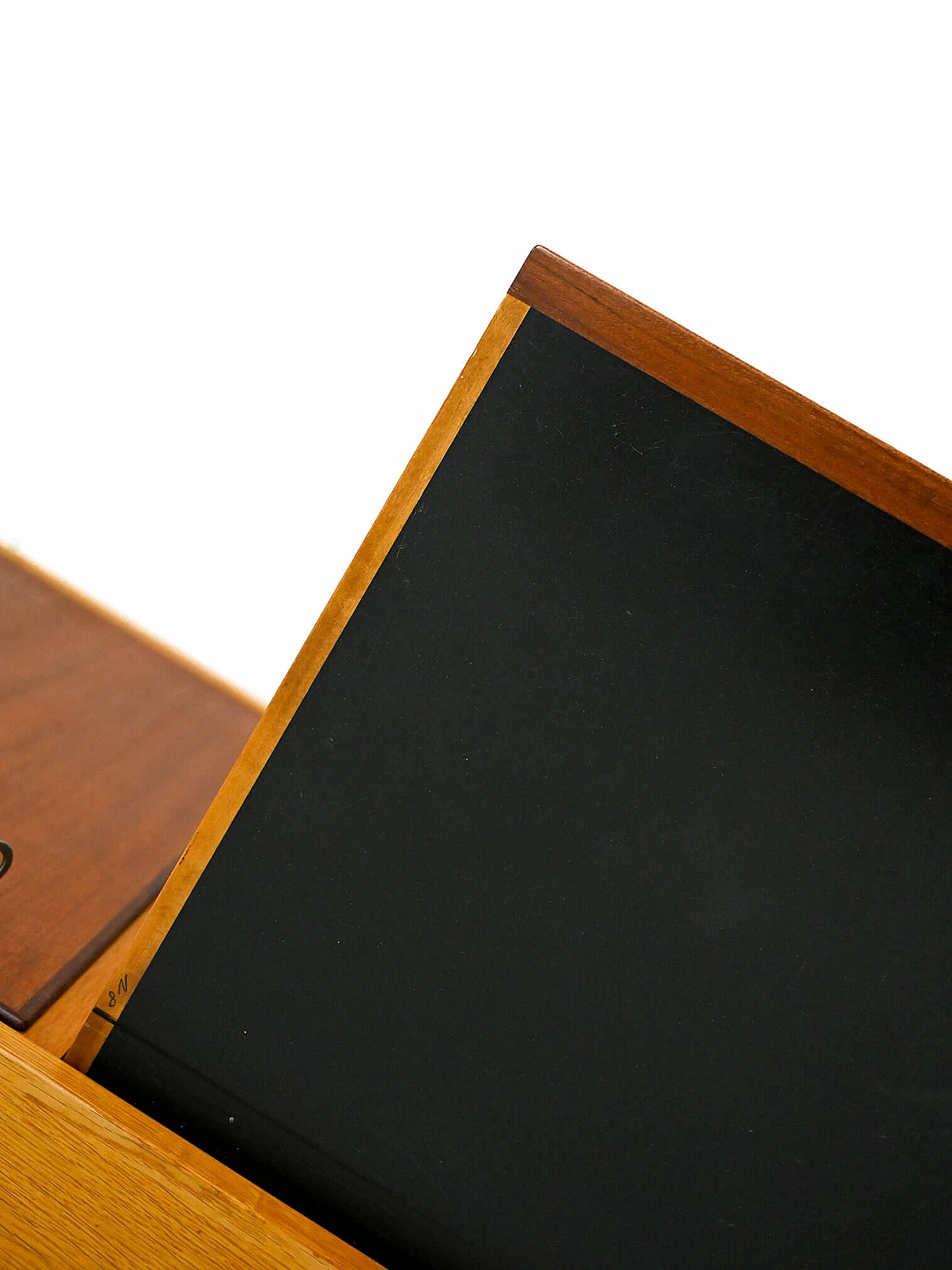 Small Scandinavian sideboard with pull-out top, 1960s 9