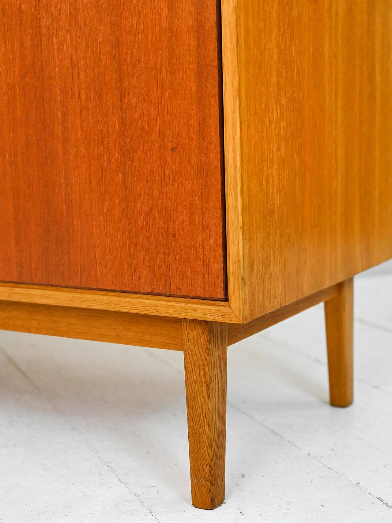 Small Scandinavian sideboard with pull-out top, 1960s 13