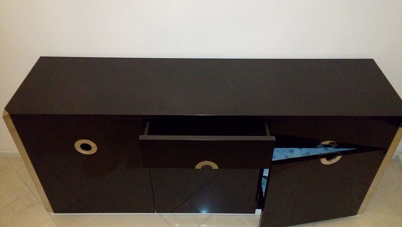 Credenza vintage,  Willy Rizzo per Mario Sabot, anni '70 4