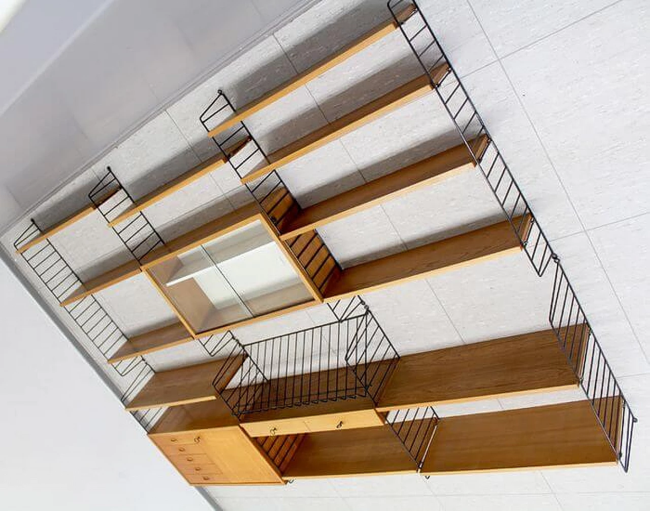 Libreria String di Kajsa & Nisse Strinning per String Design AB, anni '50 3