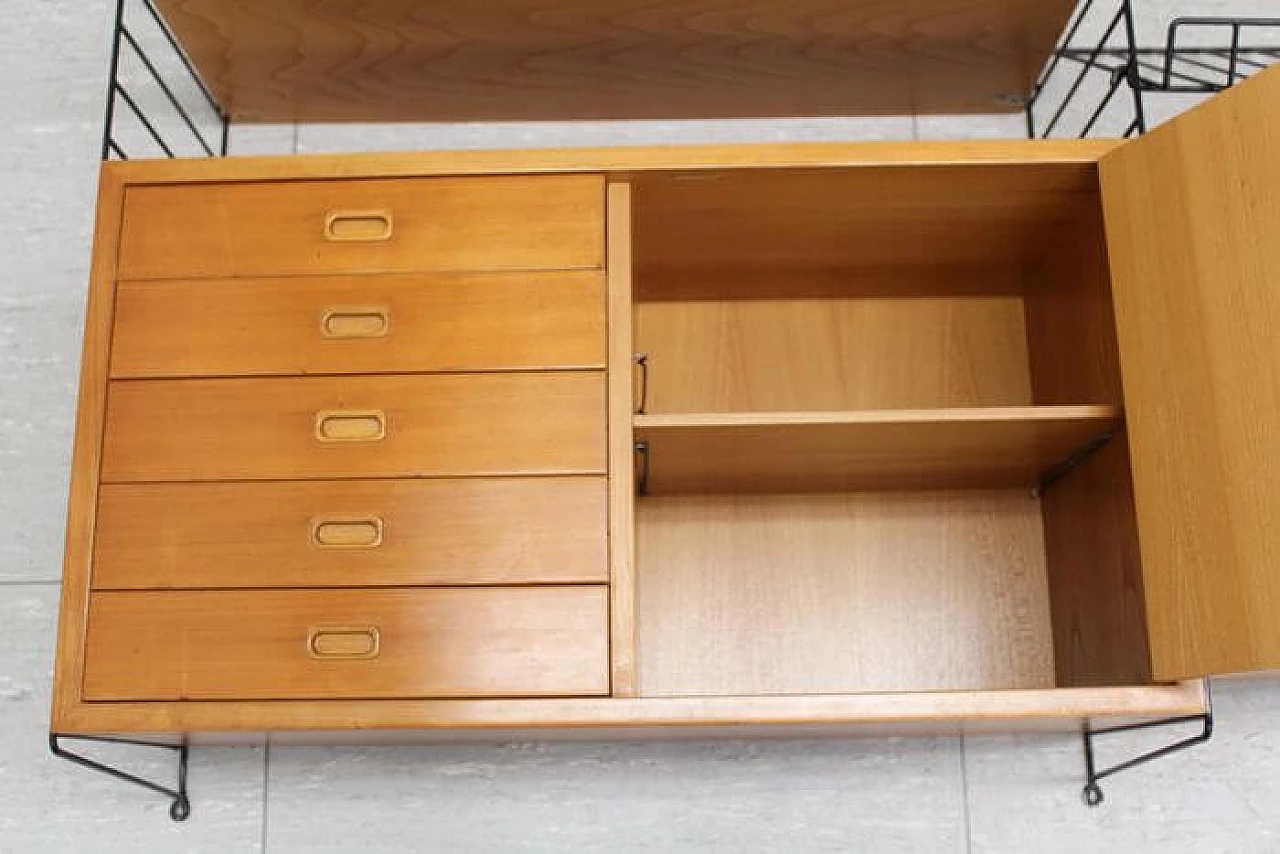 Libreria String di Kajsa & Nisse Strinning per String Design AB, anni '50 4