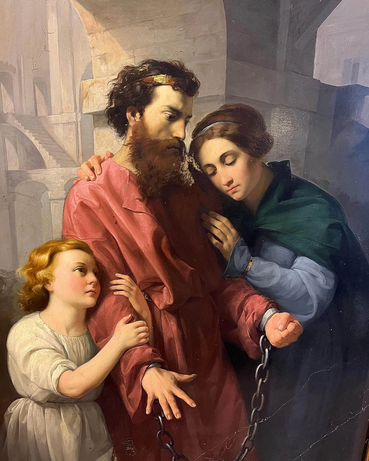 Annibale Gatti, Il conte di Carignano, olio su tela, '800 1