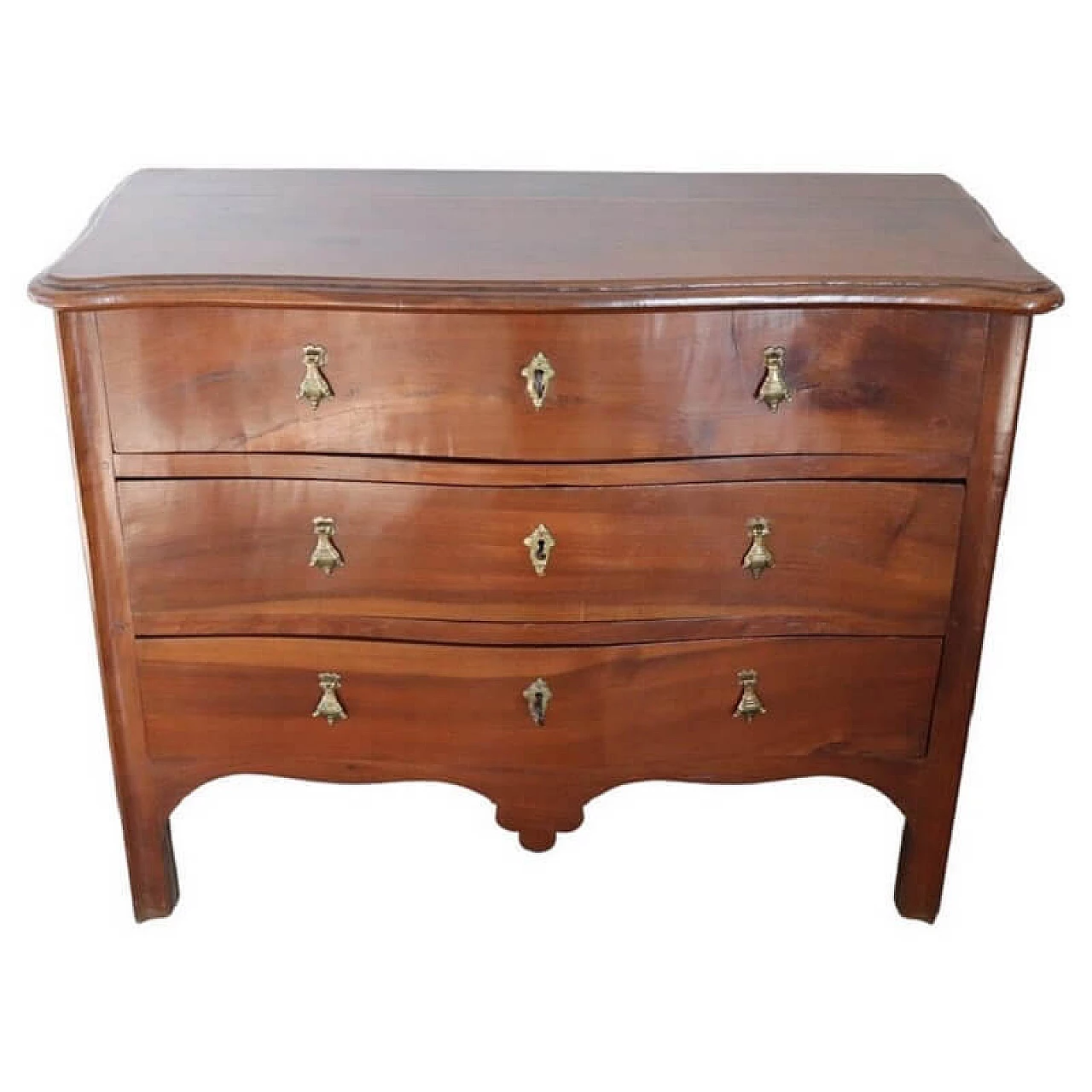 Louis XV Ligurian solid walnut dresser, mid-18th century 1