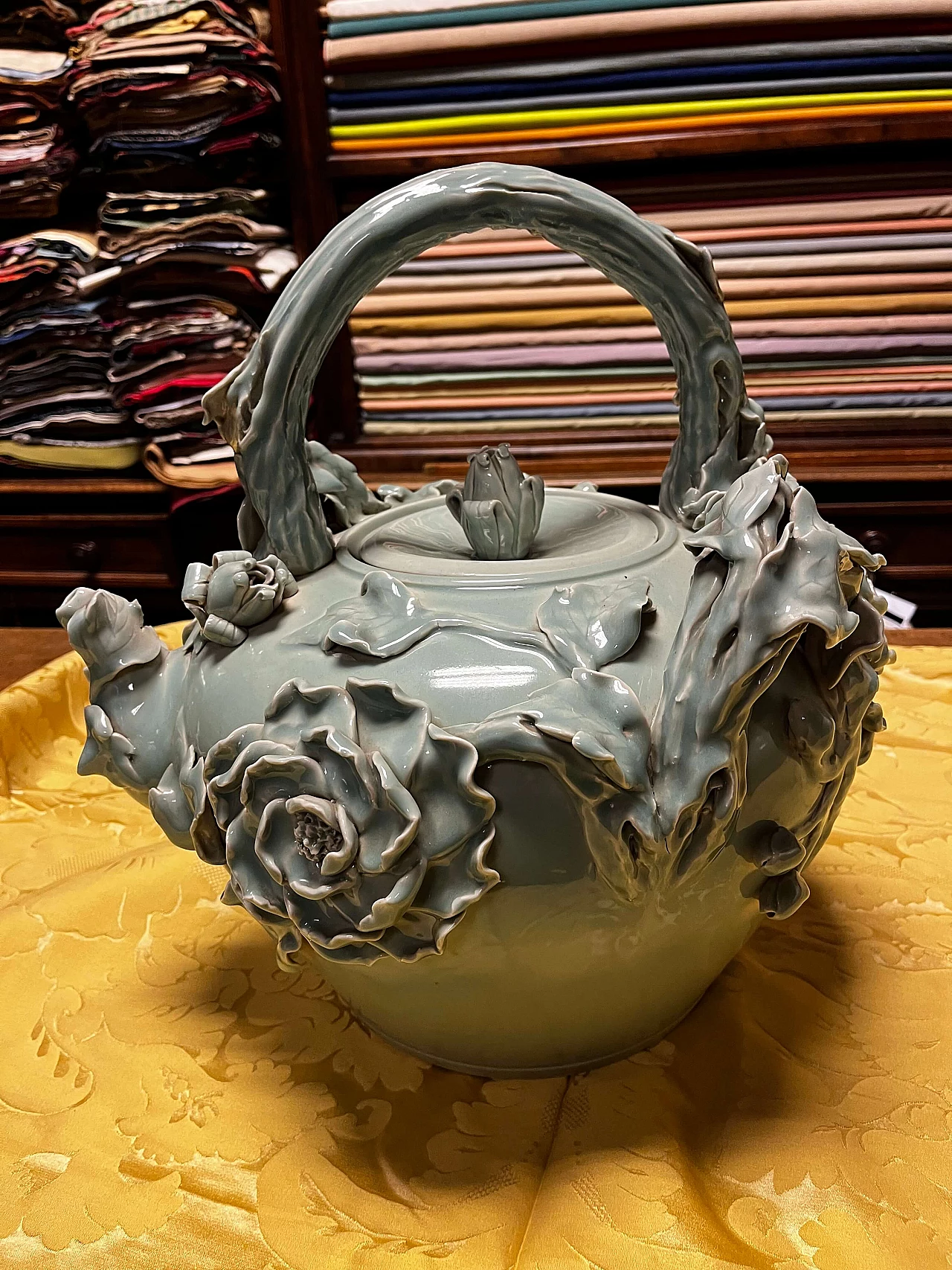 Celadon teapot, 1950s 2