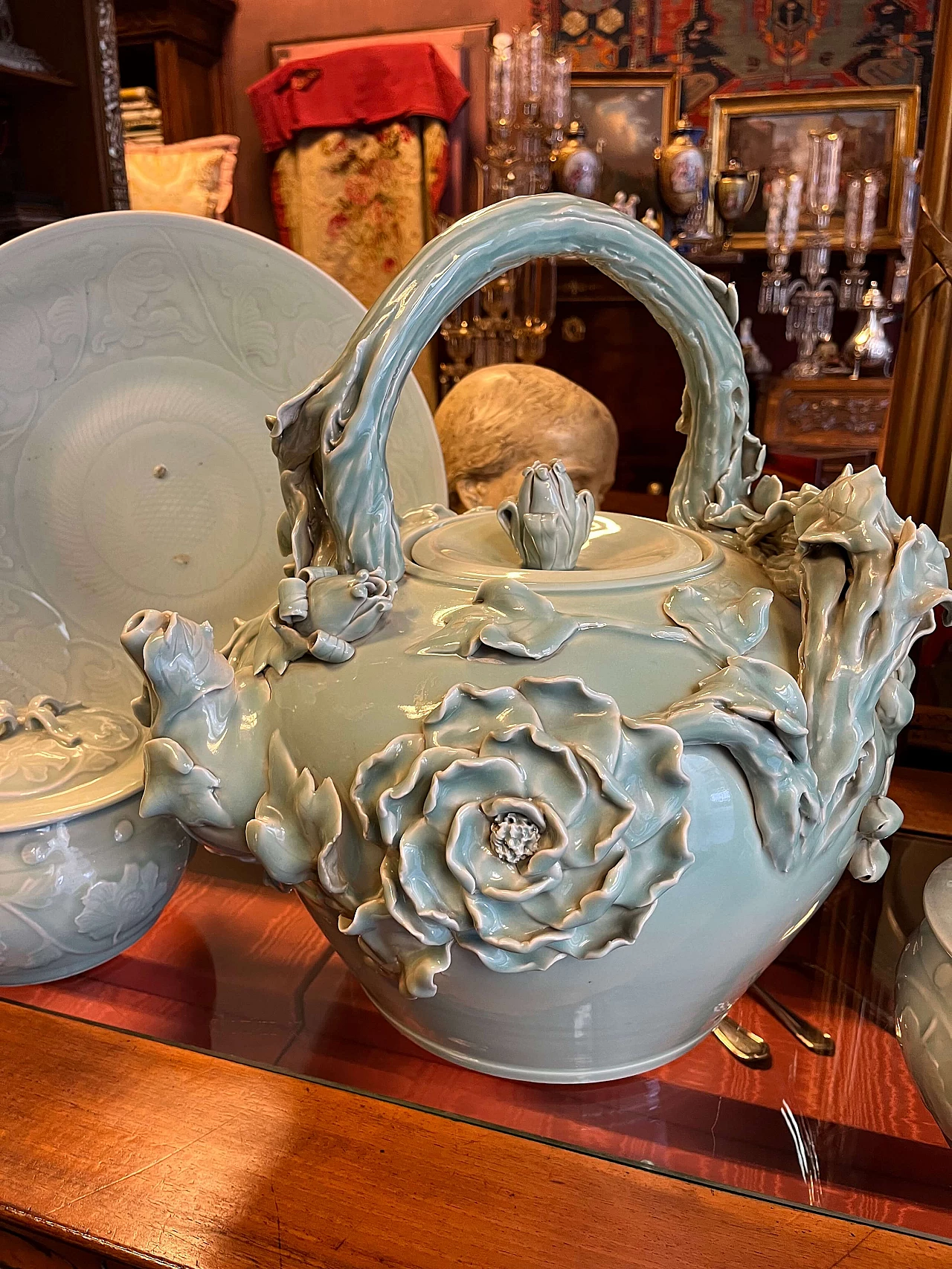 Celadon teapot, 1950s 5