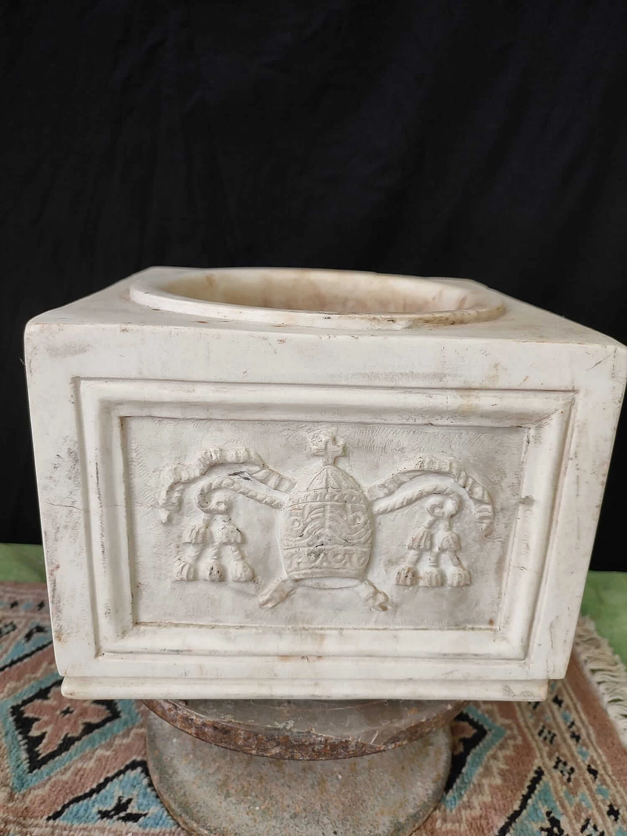Carved stoup, early 19th century 7