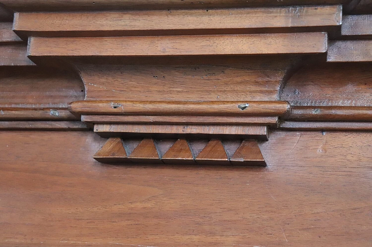 Solid walnut wardrobe with two doors, mid-18th century 7