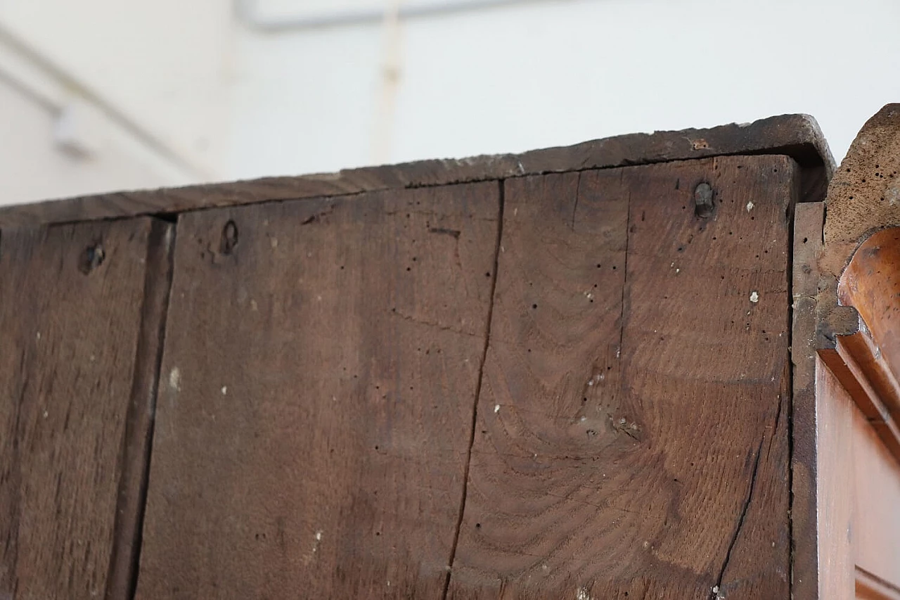 Solid walnut wardrobe with two doors, mid-18th century 20