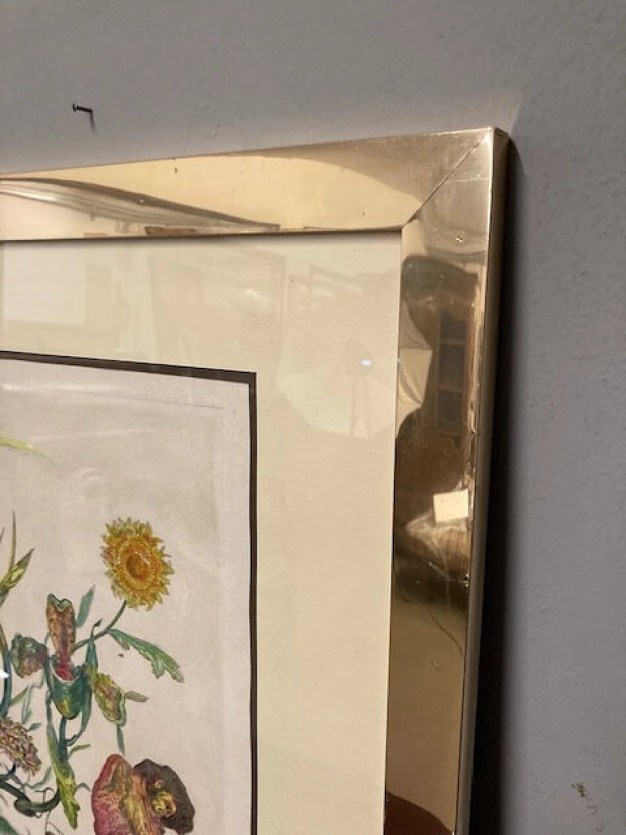 Gordon Faggetter, surrealist composition, watercolor etching, 1976 3