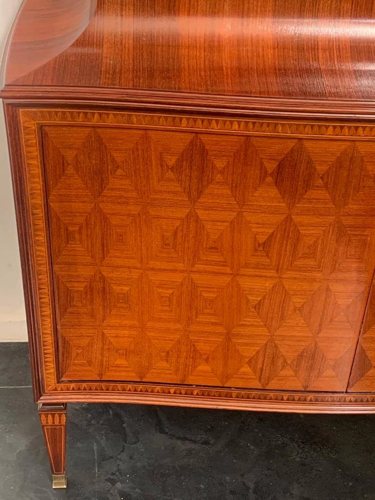 Sideboard with showcase by Paolo Buffa for La Permanente Mobili Cantù, 1950s 12