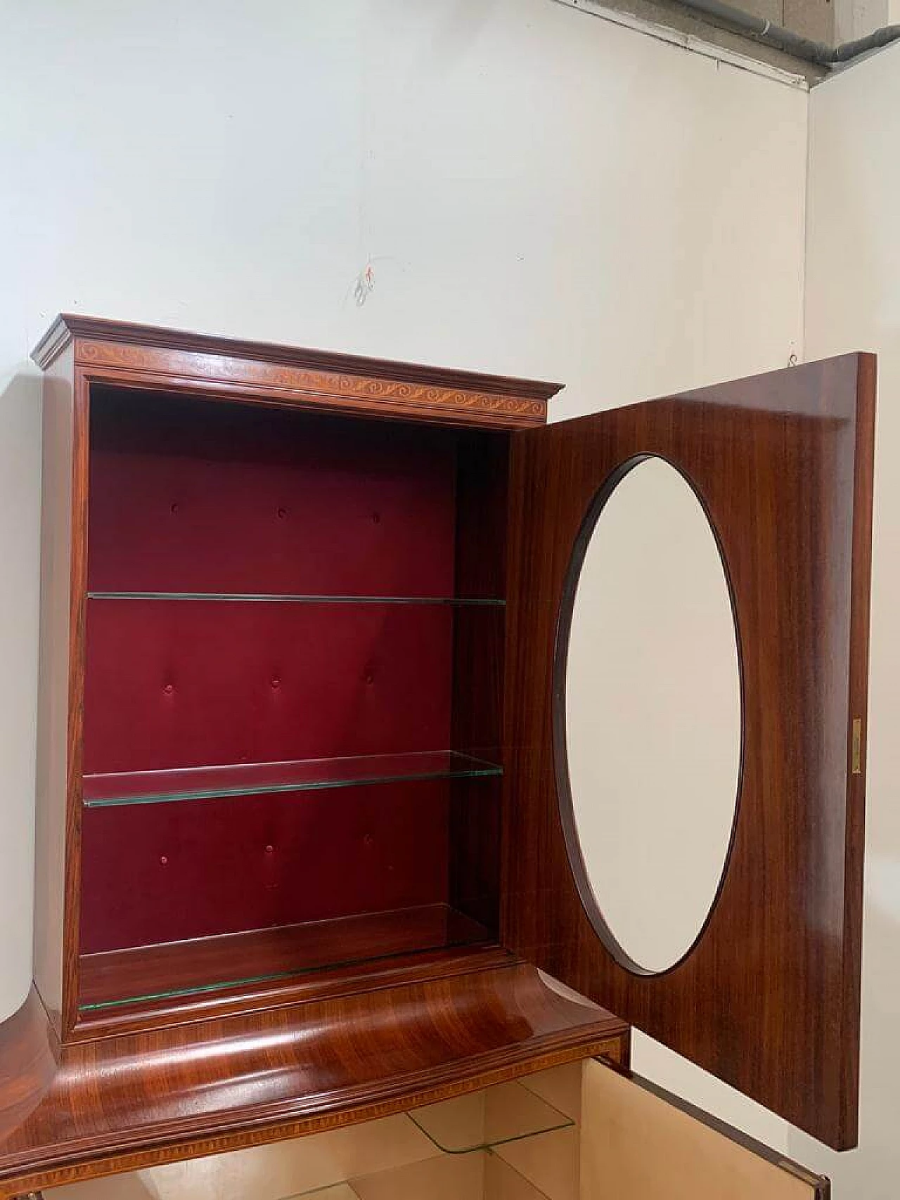 Sideboard with showcase by Paolo Buffa for La Permanente Mobili Cantù, 1950s 16