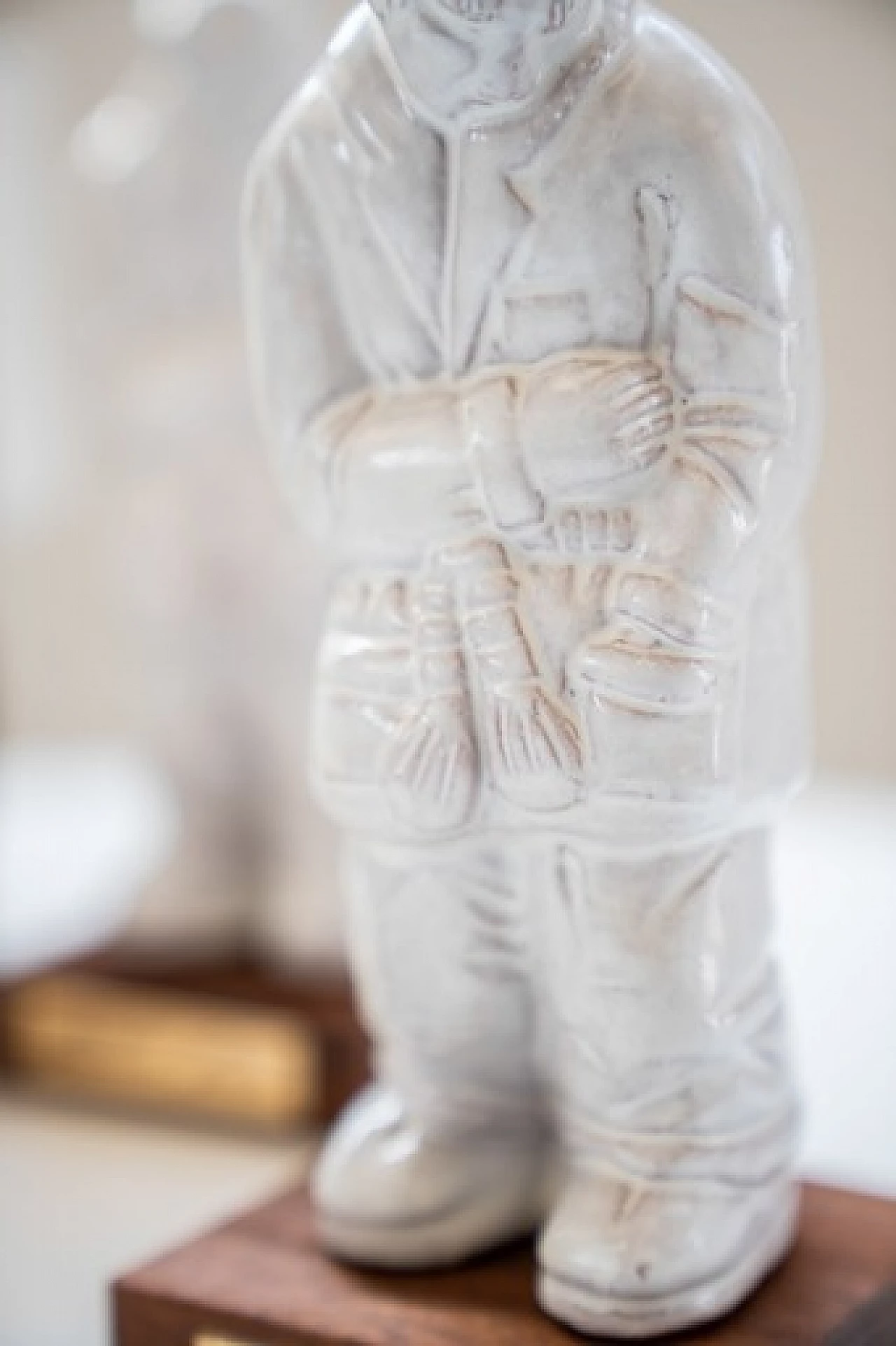 Pair of Faenza ceramic sculptures by Goffredo Gaeta, 1970s 10