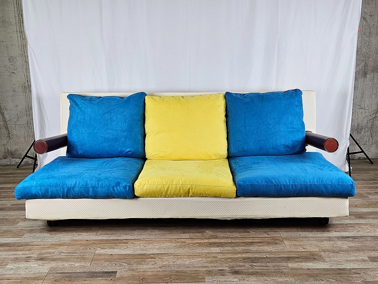 Baisity two-seater sofa by Antonio Citterio for B&B Italia, 1980s 3