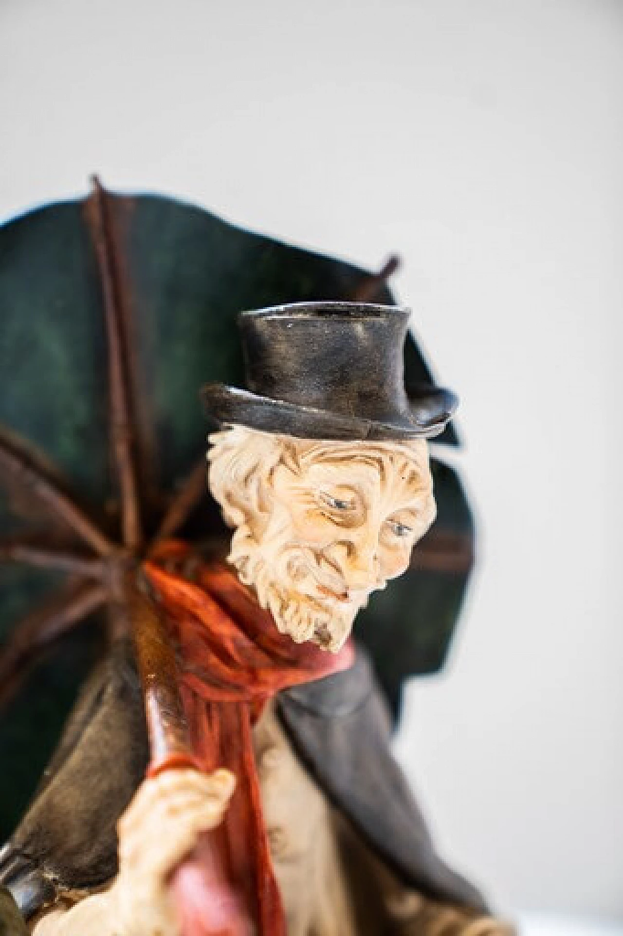 Capodimonte ceramic old man sculpture by Menacchi Merni, 1970s 2