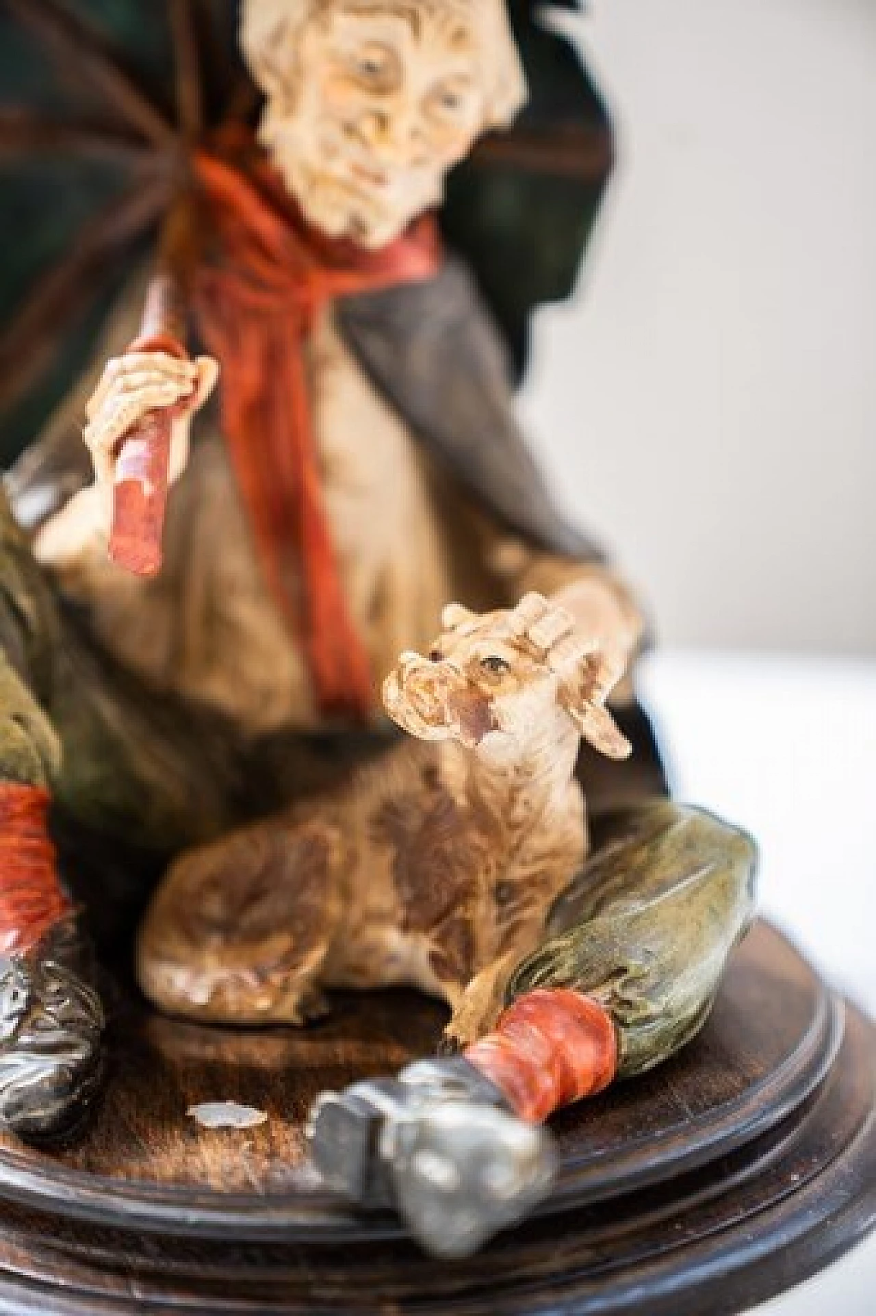 Capodimonte ceramic old man sculpture by Menacchi Merni, 1970s 3