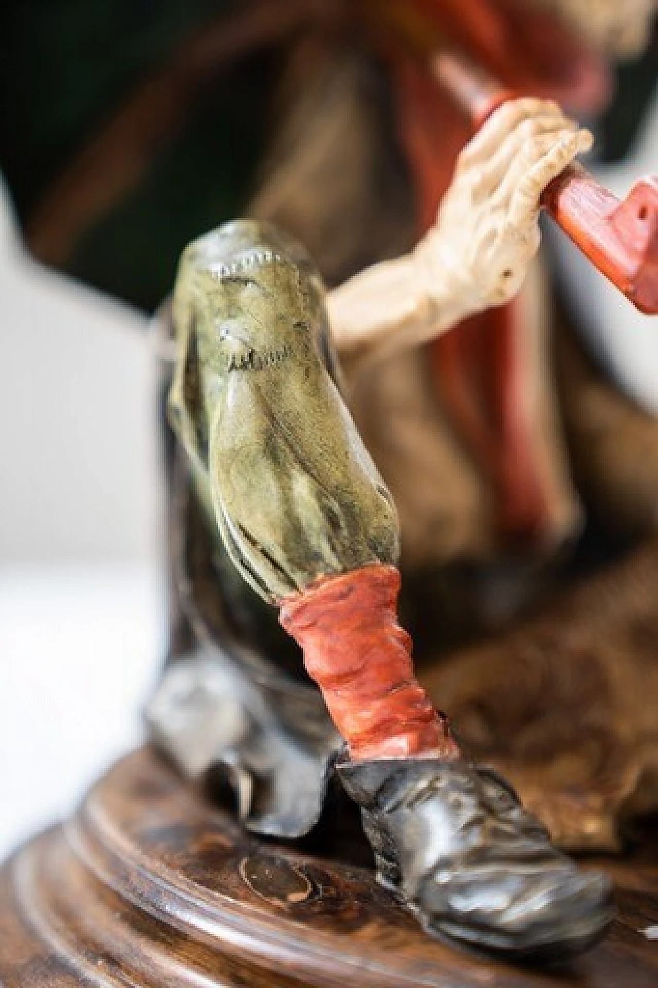 Capodimonte ceramic old man sculpture by Menacchi Merni, 1970s 6