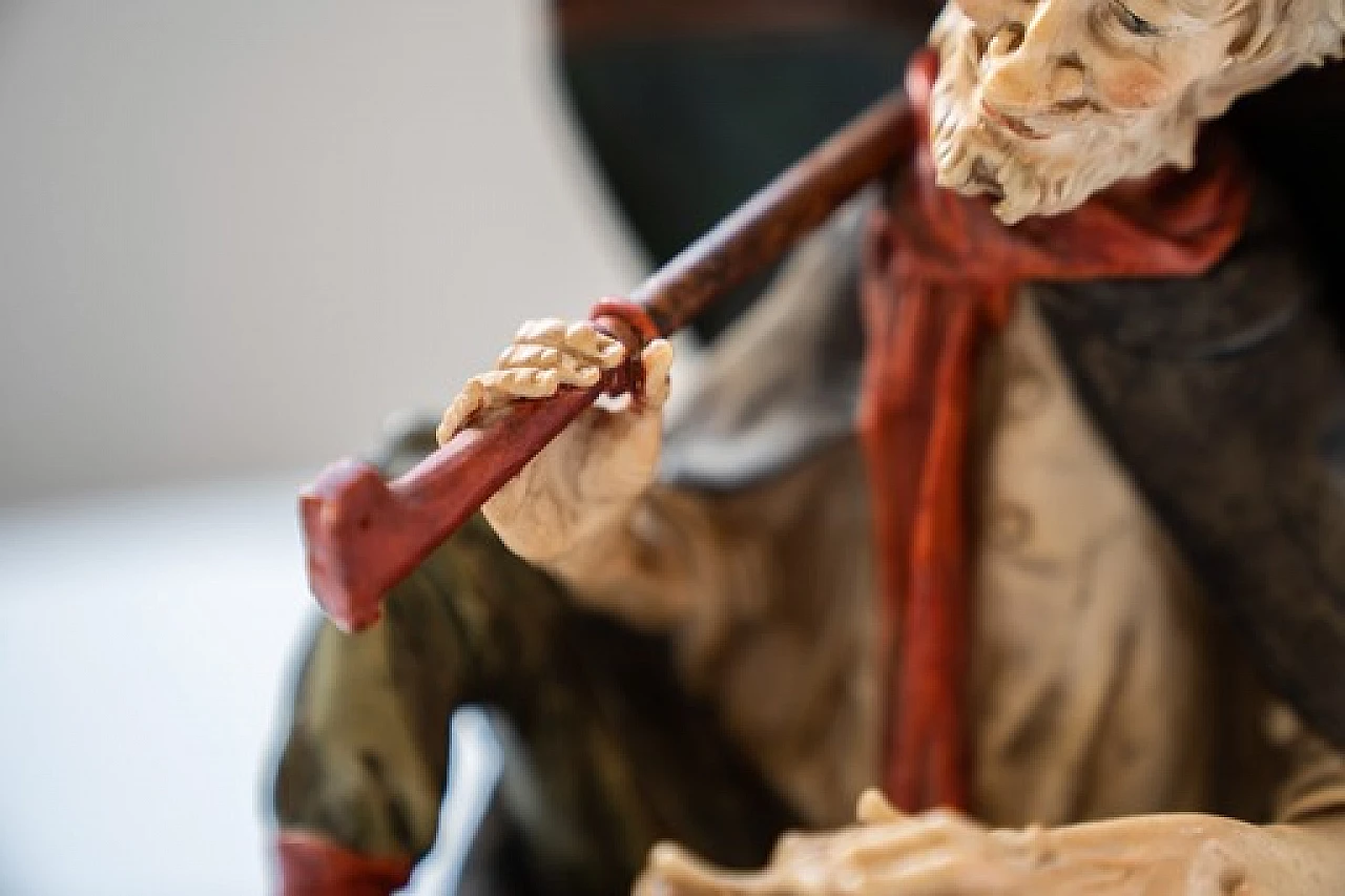 Capodimonte ceramic old man sculpture by Menacchi Merni, 1970s 11