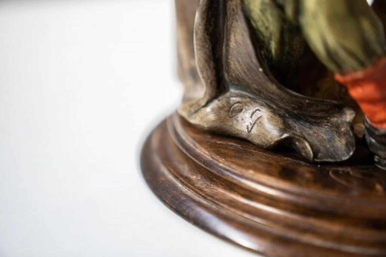 Capodimonte ceramic old man sculpture by Menacchi Merni, 1970s 12