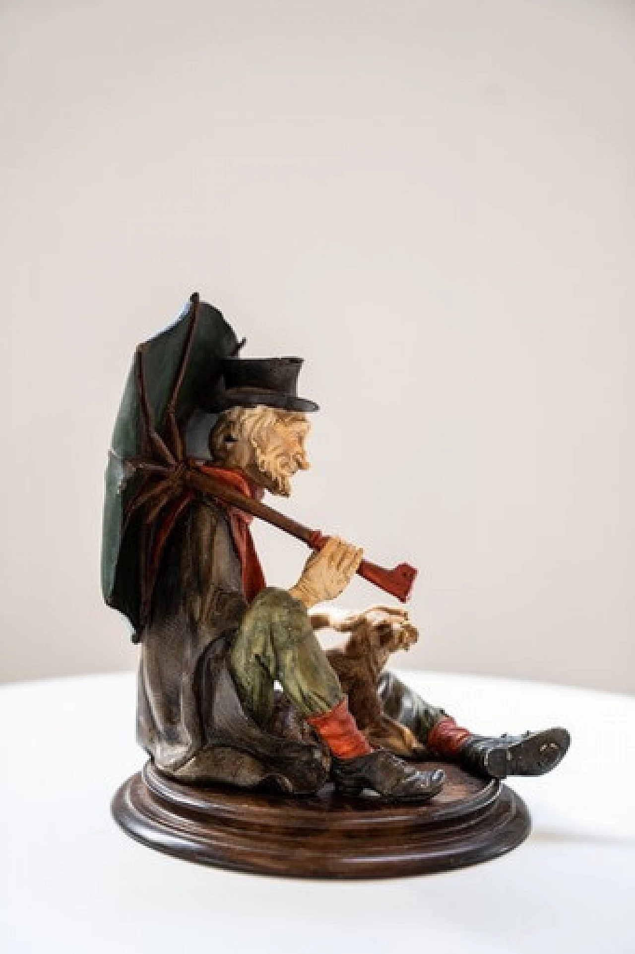 Capodimonte ceramic old man sculpture by Menacchi Merni, 1970s 13